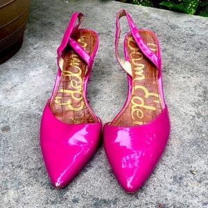 Sam Edelman Pink Kitten Heel in Barbie pink 💕